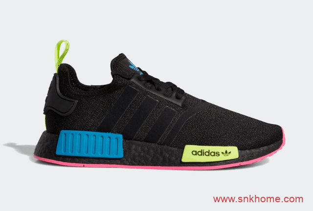 adidas NMD R1 阿迪达斯NMD系列黑色BOOST跑鞋 货号 ：FY2749