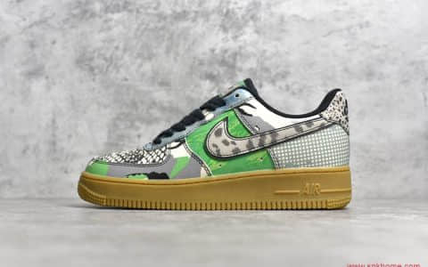 Nike Air Force 1 Low "City Of Dreams" 耐克空军一号芝加哥主题迷彩豹纹 货号：CT8441-002