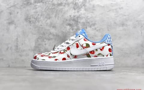 NIKE Air Force 1 Low GS“樱桃”耐克空军一号樱桃板鞋 货号：CJ4094-100