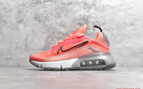 耐克新款2090气垫橙红鞋面白色大底 NIKE Air Max 2090 货号：CT7698-600