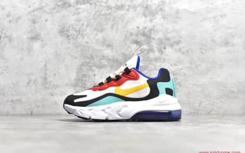 NIKE Air Max 270 React 耐克MAX270二代气垫白蓝配色 货号：BQ0102-001