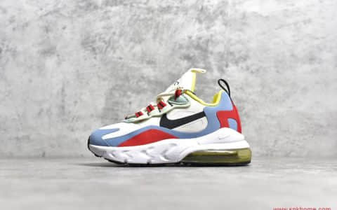 NIKE Air Max 270 React 耐克MAX二代气垫童鞋 货号：BQ0102-700