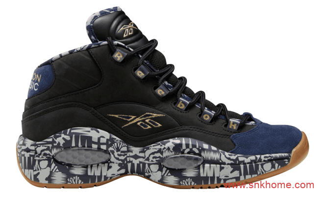 Reebok Question Mid锐步涂鸦实战篮球鞋 艾弗森经典战靴