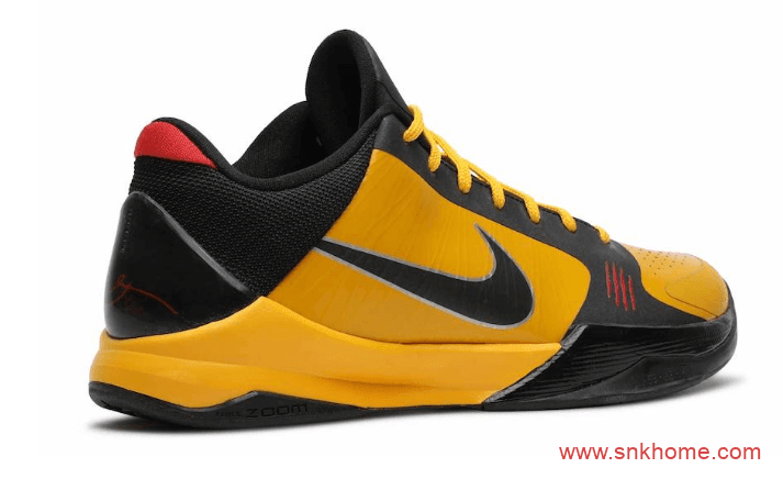 Nike Kobe 5 Protro “Bruce Lee”  科比五代李小龙配色黄黑实战篮球鞋发售日期 货号：CD4991-700