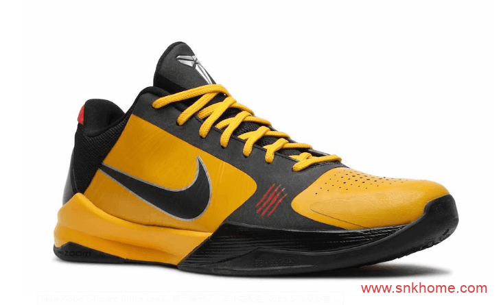 Nike Kobe 5 Protro “Bruce Lee”  科比五代李小龙配色黄黑实战篮球鞋发售日期 货号：CD4991-700