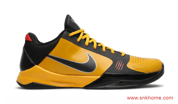 Nike Kobe 5 Protro “Bruce Lee”  科比五代李小龙配色黄黑实战篮球鞋发售日期 货号：CD4991-700