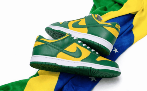 Nike Dunk Low SP “Brazil”  巴西配色 耐克Dunk巴西黄绿配色发售日期 货号：CU1727-700