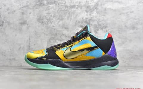 NIKE KOBE 5 Prelude（Finals MVP）科比 黑黄 MVP 货号：639691-700