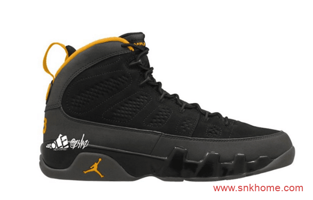 Air Jordan 9 “University Gold” 正品AJ9实战篮球鞋黑黄配色发售日期