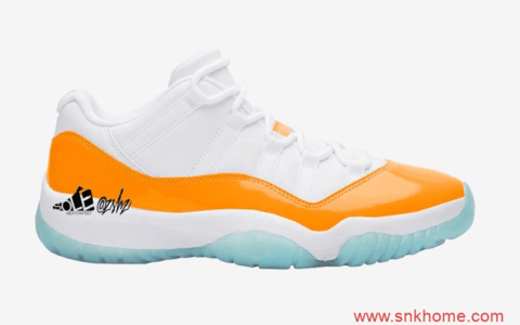 Air Jordan 11 Low “Gym Red”突袭发售 AJ11白橙明年新配色也已经曝光 货号：AH7860-139