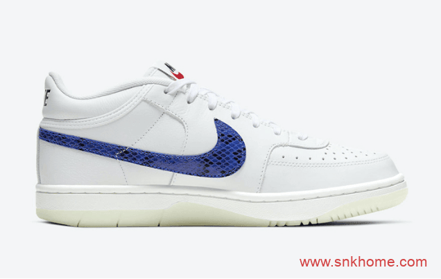 Nike Sky Force 3/4 “Snakeskin Swoosh”  耐克鸳鸯蛇纹 耐克鸳鸯板鞋 货号：CW7074-100 