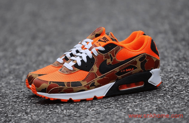 Air Max 90 “Orange Camo”  耐克MAX90暴力橙迷彩新款发售日期 货号：CW4039-800