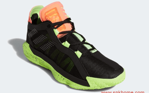 adidas Dame 6 “Signal Green”  阿迪达斯利拉德六代战靴 实战篮球鞋 货号：EH2070