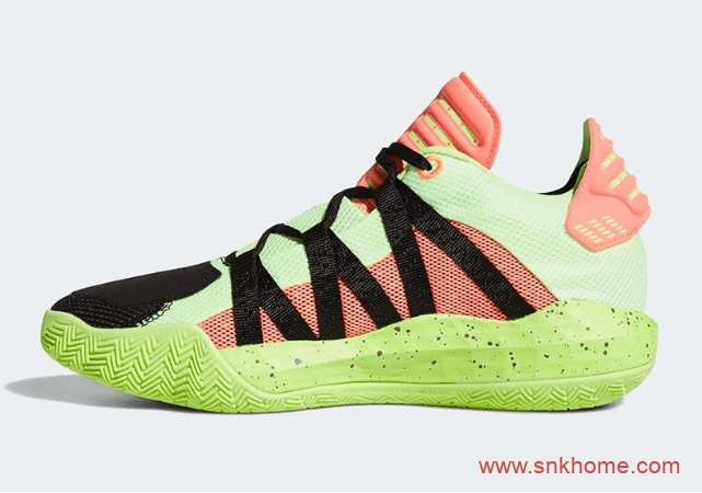 adidas Dame 6 “Signal Green”  阿迪达斯利拉德六代战靴 实战篮球鞋 货号：EH2070