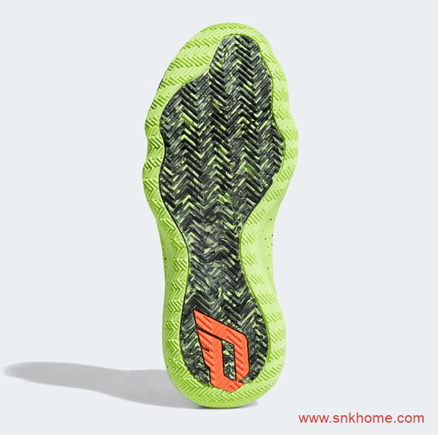 adidas Dame 6 “Signal Green”  阿迪达斯利拉德六代战靴 实战篮球鞋 货号：EH2070