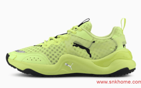 PUMA Rise “Neon Pack”  彪马荧光绿跑鞋 耐克红色网面透气跑鞋 货号：372444-01/372444-02