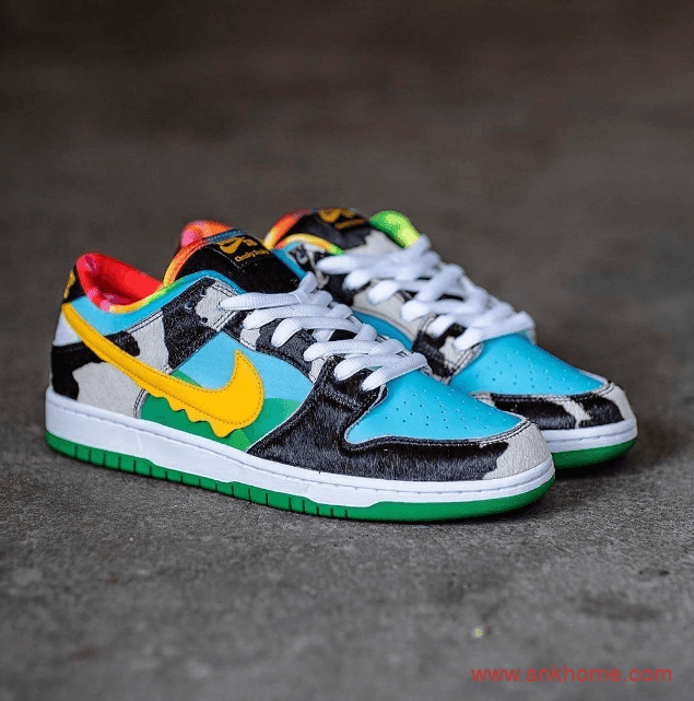  Ben & Jerry’s x Nike SB Dunk Low “Chunky Dunky” 耐克Dunk牛奶冰淇淋发售价格 货号：CU3244-100