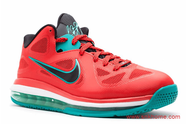 Nike LeBron 9 Low “Liverpool” 詹姆斯七代黑红篮球鞋詹姆斯复刻篮球鞋 货号：DH1485-600