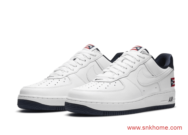 波多黎各 Air Force 1 Nike Air Force 1 “Puerto Rico” 货号：CJ1386-100