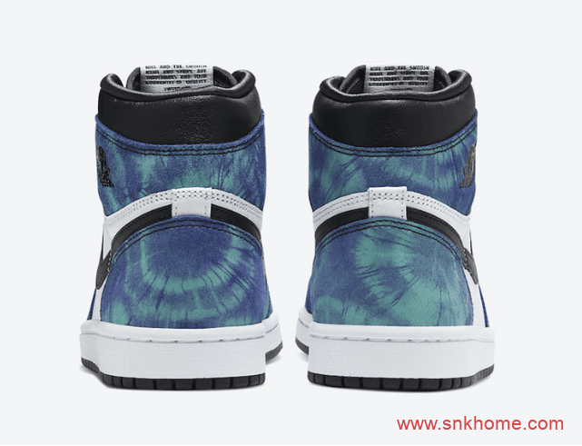 Air Jordan 1 High OG WMNS “Tie-Dye” AJ1扎染高帮发售日期 货号：CD0461-100