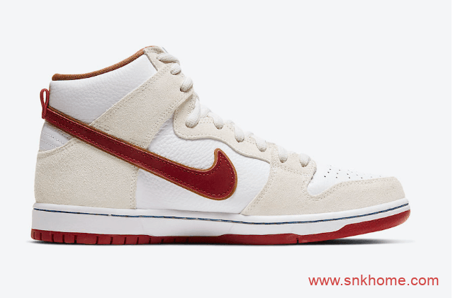 Nike SB Dunk High “Team Crimson”  耐克平民价Dunk SB板鞋预购 货号：CV9499-100