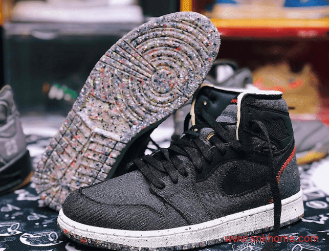 Air Jordan 1 High Zoom “Space Hippie” 用回收垃圾做的AJ1单宁质感AJ1单宁发售日期 货号：CW2414-001