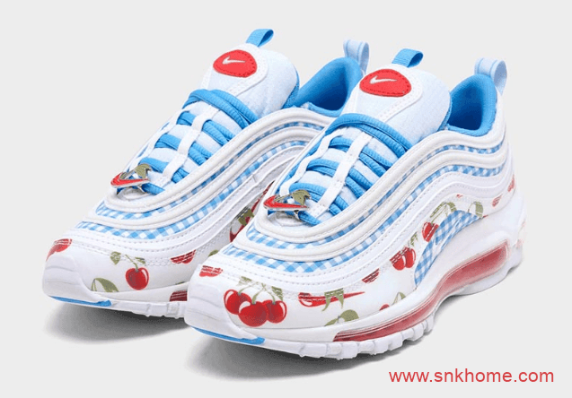 Nike Air Max 97 GS SE “Cherry”  耐克子弹樱花配色发售信息 货号：CW5806-100