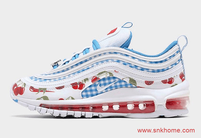 Nike Air Max 97 GS SE “Cherry”  耐克子弹樱花配色发售信息 货号：CW5806-100