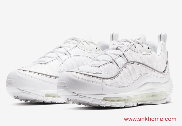 Nike Air Max 98 “Cut Away”  耐克MAX98小白鞋撕撕乐 货号：CJ0634-101