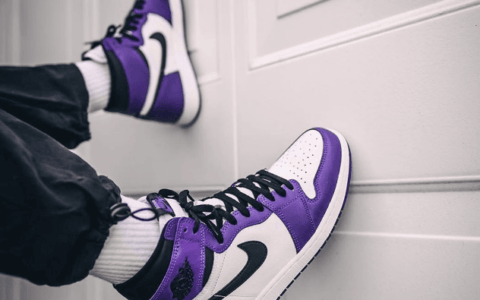 Air Jordan 1 “Court Purple”  AJ1紫加哥发售价格 货号：555088-500