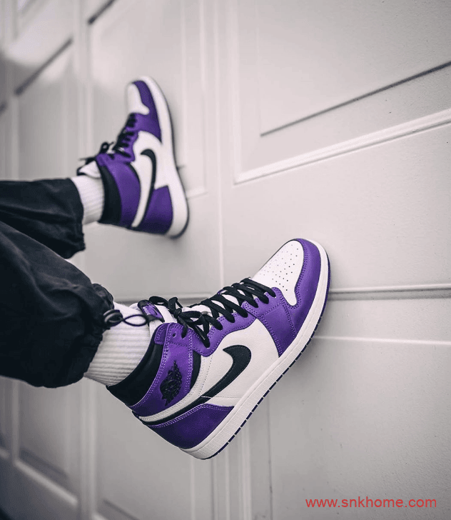 Air Jordan 1 “Court Purple”  AJ1紫加哥发售价格 货号：555088-500