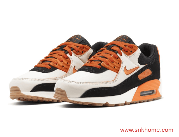 NIKE Air Max 90 耐克MAX90白黑橙 MAX90刮刮乐发售日期