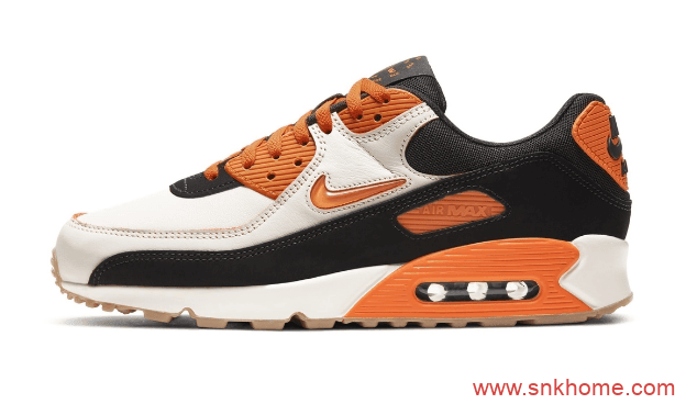 NIKE Air Max 90 耐克MAX90白黑橙 MAX90刮刮乐发售日期