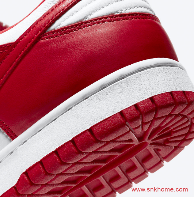 Nike Dunk Low SP “University Red” 耐克Dunk白红低帮滑板鞋发售日期 货号：CU1727-100