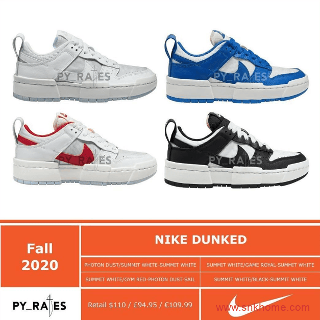 Nike Dunked 耐克Dunk新鞋 耐克Dunk厚底运动鞋你给打几分