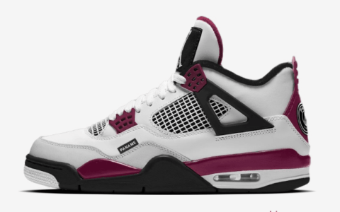 PSG x Air Jordan 4  内马尔AJ4恶人紫官图曝光 AJ4联名新款发售日期 货号：CZ5624-100