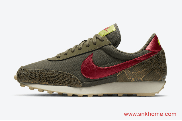 Nike Daybreak WMNS “Snakeskin”  耐克华夫蛇纹复古新款跑鞋发售日期 货号：CZ0464-200