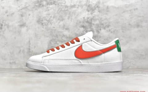 NIKE WMNS Blazer Low LX耐克开拓者城市限定白橙色低帮板鞋 货号：AV9371-619