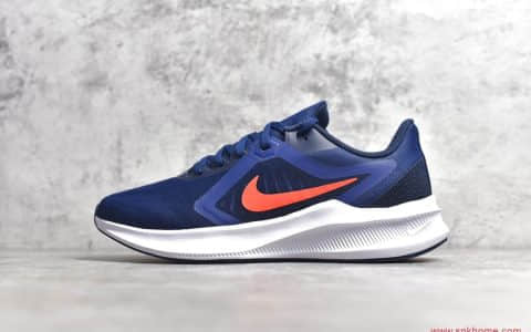 NIKE Downshifter 10 登月10代 公司级耐克登月10代深蓝色跑鞋 货号：CI9981-001