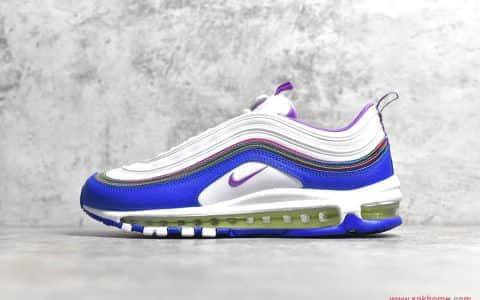 NIKE Air Max 97 纯原耐克MAX97耐克子弹白蓝色 货号：CJ0591-100