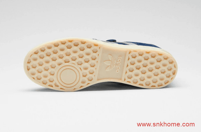adidas Originals Frankfurt  阿迪达斯城市系列 阿迪达斯法拉克蓝色翻毛板鞋 货号：EF5788