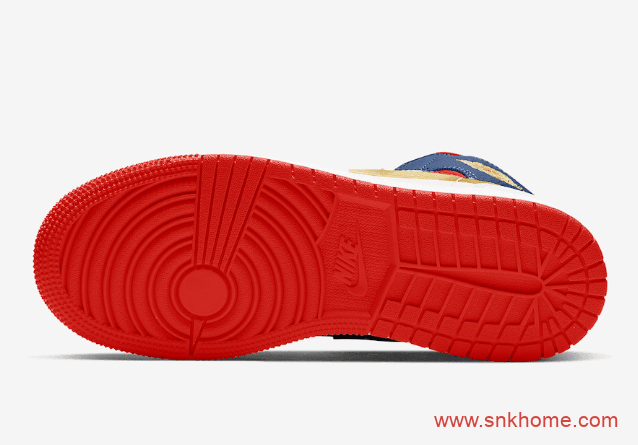 Air Jordan 1 Mid GS “Olympic”  AJ1蓝红金中帮新配色发售信息 货号：BQ6931-104