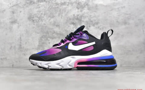 公司级耐克MAX270二代气垫黑紫粉配色 NIKE Max 270 React SE 货号：BV3387-400