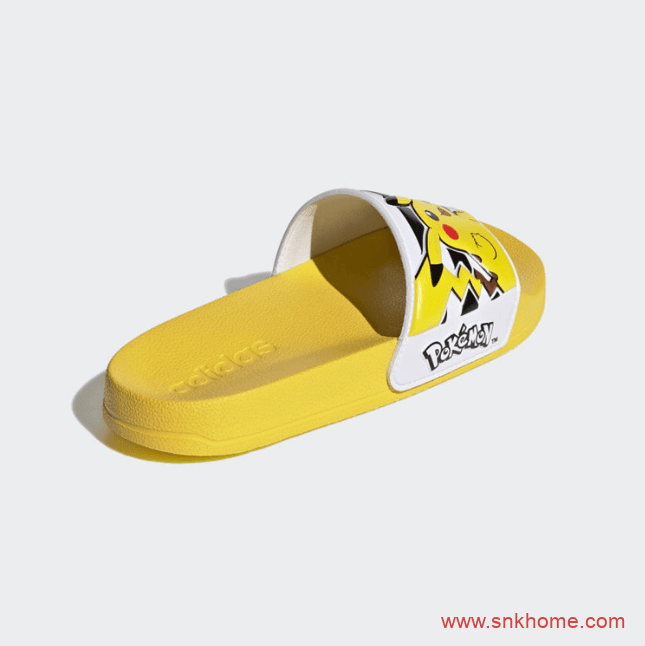 ADILETTE SHOWER K 皮卡丘 x adidas 阿迪达斯皮卡丘黄色拖鞋购买渠道 货号：FW7430 