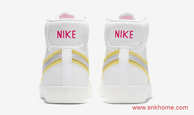 Nike Blazer Mid 77 Vintage 耐克开拓者晕染LOGO设计 耐克开拓者高帮女子板鞋 货号：CZ8105-100