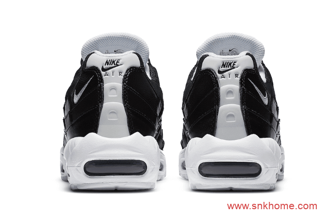 Nike Air Max 95 耐克MAX95黑白阴阳套装 耐克气垫可鸳鸯搭配 货号：CK6884-100/CK6884-001