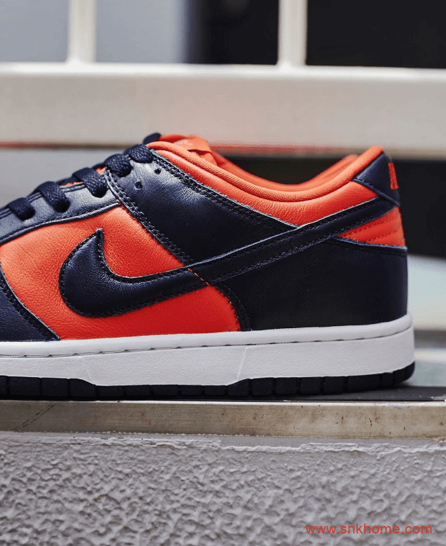 Nike Dunk Low SP “Champ Colors” 复古蓝橙色耐克Dunk芬兰配色复刻发售日期 货号：CU1727-800​​​​​