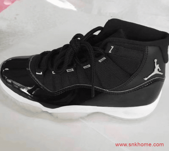 Air Jordan 11 “Silver Eyelets”  AJ11大魔王2.0实物图曝光 AJ11黑白大魔王发售日期 货号：CT8012-011