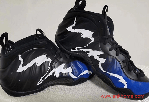 Nike Air Foamposite One “Black Aurora” 耐克极光喷泡 耐克皇家蓝渐变喷泡发售日期 货号：CN0055-001