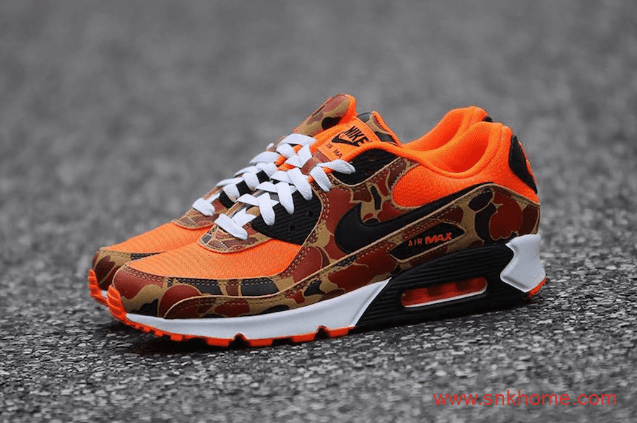 Air Max 90 “Orange Camo” 耐克MAX90暴力橙迷彩配色太好看 发售日期 货号：CW4039-800